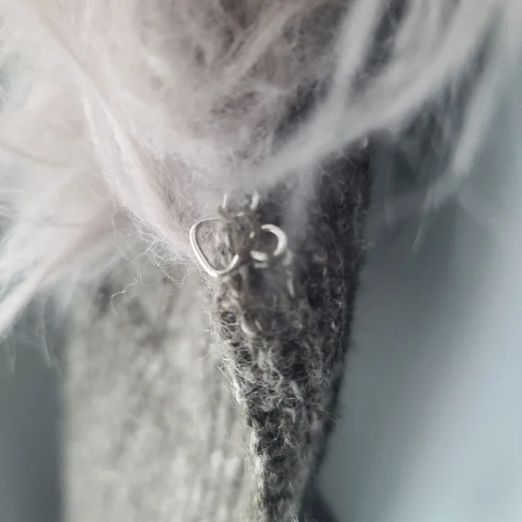 Kut From The Kloth Vest Wool Blend Faux Fur Sz Medium Warm Whimsy Fairycore Goth - Picture 13 of 15